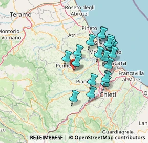 Mappa Via dei Normanni, 65014 Loreto Aprutino PE, Italia (13.2525)