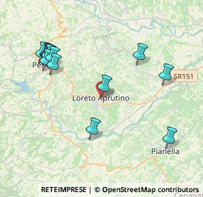 Mappa Via dei Normanni, 65014 Loreto Aprutino PE, Italia (4.64846)