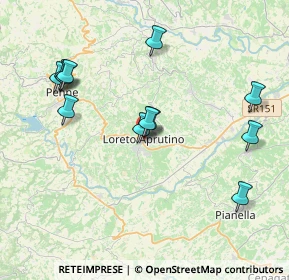 Mappa Via dei Normanni, 65014 Loreto Aprutino PE, Italia (4.22583)