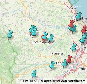 Mappa Via dei Normanni, 65014 Loreto Aprutino PE, Italia (10.2085)