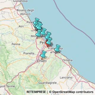 Mappa Strada Colle Santo Spirito, 65129 Pescara PE, Italia (10.76615)