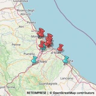 Mappa Strada Colle Santo Spirito, 65129 Pescara PE, Italia (7.97583)