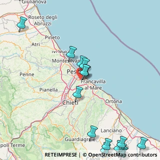Mappa Strada Colle Santo Spirito, 65129 Pescara PE, Italia (25.43063)