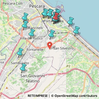 Mappa Strada Colle Santo Spirito, 65129 Pescara PE, Italia (2.6255)