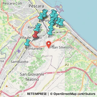 Mappa Strada Colle Santo Spirito, 65129 Pescara PE, Italia (2.1545)