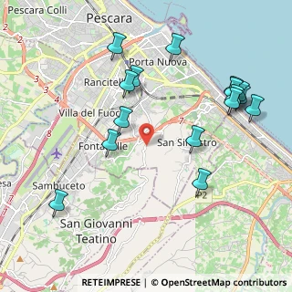 Mappa Strada Colle Santo Spirito, 65129 Pescara PE, Italia (2.41125)