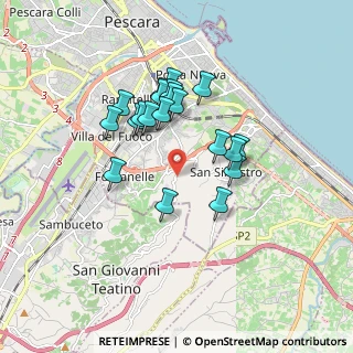 Mappa Strada Colle Santo Spirito, 65129 Pescara PE, Italia (1.5465)