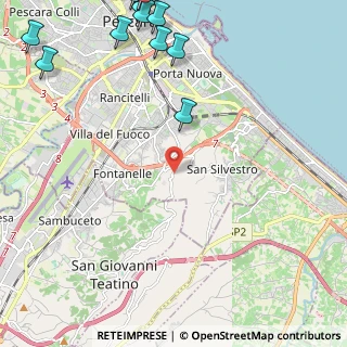 Mappa Strada Colle Santo Spirito, 65129 Pescara PE, Italia (3.82)