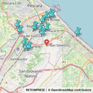 Mappa Strada Colle Santo Spirito, 65129 Pescara PE, Italia (2.24467)