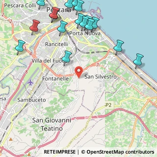 Mappa Strada Colle Santo Spirito, 65129 Pescara PE, Italia (3.14824)