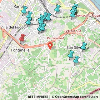 Mappa Strada Colle Santo Spirito, 65129 Pescara PE, Italia (1.465)