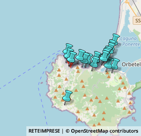 Mappa Via Roma, 58015 Monte Argentario GR, Italia (2.8645)