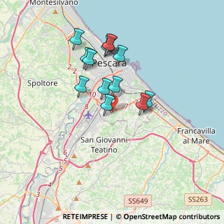 Mappa Str. Vecchia Fontanelle, 65100 Pescara PE, Italia (3.20615)