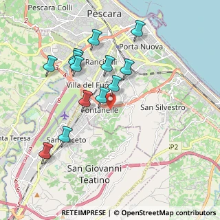 Mappa Str. Vecchia Fontanelle, 65100 Pescara PE, Italia (1.98385)