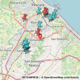 Mappa Str. Vecchia Fontanelle, 65100 Pescara PE, Italia (2.25)