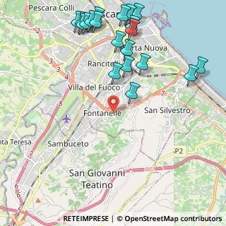 Mappa Str. Vecchia Fontanelle, 65100 Pescara PE, Italia (2.825)