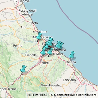 Mappa Str. Vecchia Fontanelle, 65100 Pescara PE, Italia (8.28545)
