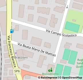 Mappa Via Beata Maria De Mattias, 01100 Viterbo VT, Italia (0.08462)