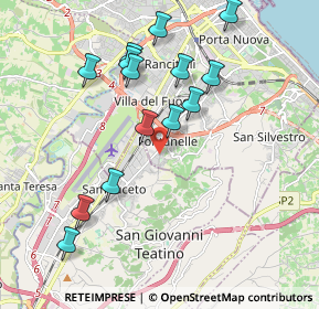 Mappa Via Caduti per Servizio, 65129 Pescara PE, Italia (2.07929)