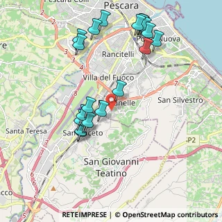 Mappa Via Caduti per Servizio, 65129 Pescara PE, Italia (2.2335)
