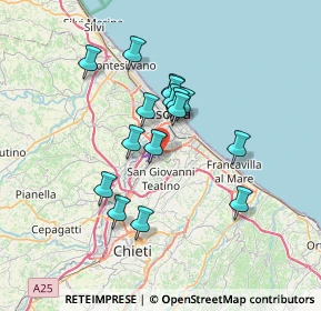 Mappa Via Caduti per Servizio, 65129 Pescara PE, Italia (5.96938)