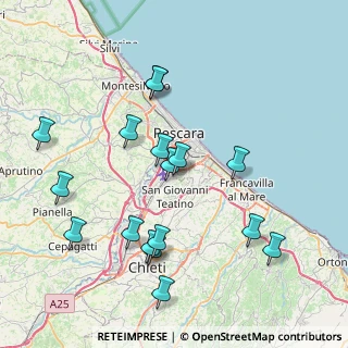 Mappa Via Caduti per Servizio, 65129 Pescara PE, Italia (8.76353)