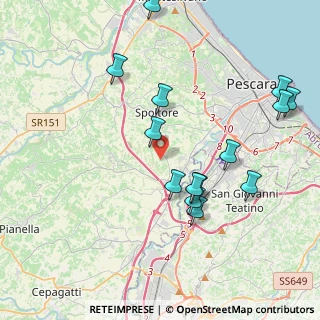 Mappa Via S. Agostino, 65010 Spoltore PE, Italia (4.51429)