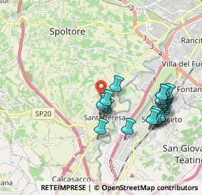 Mappa Via Sele, 65010 Spoltore PE, Italia (1.966)