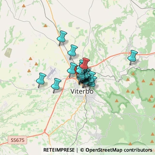 Mappa Via Arturo Bianchini, 01100 Viterbo VT, Italia (1.758)