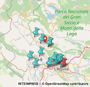 Mappa Via Santa Maria, 67017 Pizzoli AQ, Italia (7.38)