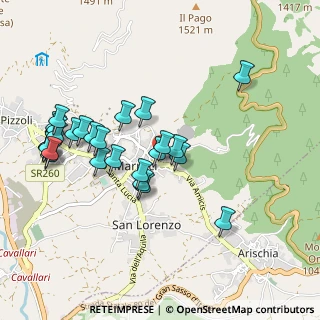 Mappa Via Santa Maria, 67017 Pizzoli AQ, Italia (1.03077)