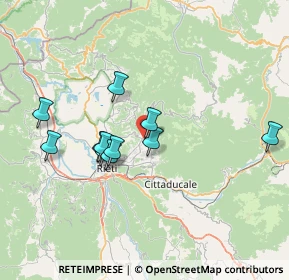 Mappa Via Leonardo Leonardi, 02100 Rieti RI, Italia (6.65)