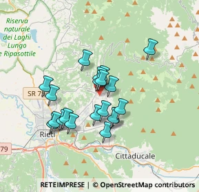Mappa Via Leonardo Leonardi, 02100 Rieti RI, Italia (2.939)