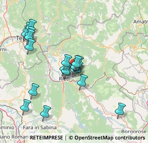 Mappa Via Leonardo Leonardi, 02100 Rieti RI, Italia (14.618)