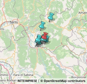 Mappa Via Leonardo Leonardi, 02100 Rieti RI, Italia (5.30545)