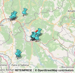 Mappa Via Leonardo Leonardi, 02100 Rieti RI, Italia (14.27769)
