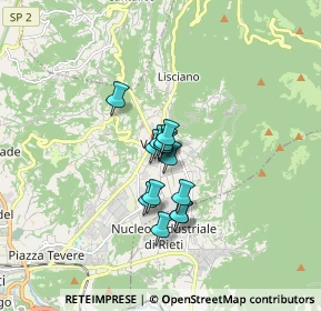 Mappa Via Leonardo Leonardi, 02100 Rieti RI, Italia (1.07769)