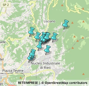 Mappa Via Leonardo Leonardi, 02100 Rieti RI, Italia (0.93563)