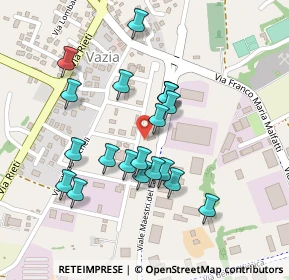 Mappa Via Leonardo Leonardi, 02100 Rieti RI, Italia (0.212)