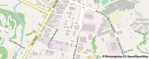 Mappa Rieti