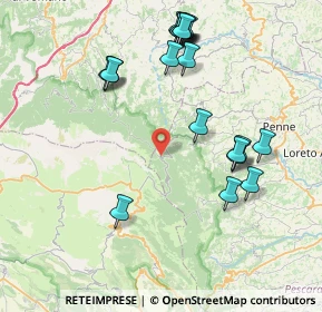 Mappa Contrada Rigopiano, 65010 Farindola PE, Italia (9.1115)