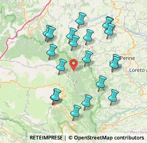 Mappa Contrada Rigopiano, 65010 Farindola PE, Italia (8.066)