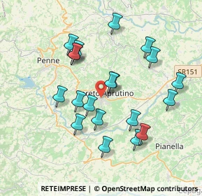 Mappa Via degli Uliveti, 65014 Loreto Aprutino PE, Italia (3.7545)