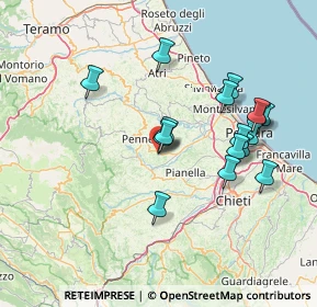 Mappa Via degli Uliveti, 65014 Loreto Aprutino PE, Italia (14.47529)