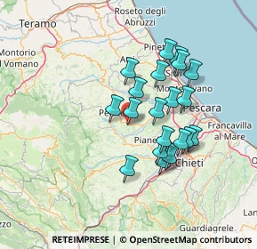 Mappa Via degli Uliveti, 65014 Loreto Aprutino PE, Italia (12.324)
