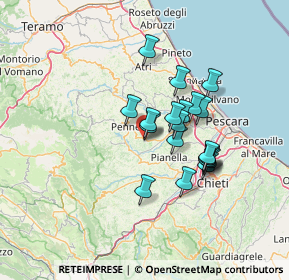 Mappa Via degli Uliveti, 65014 Loreto Aprutino PE, Italia (11.188)