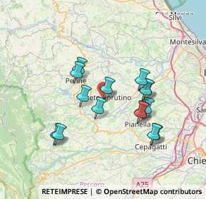 Mappa Via degli Uliveti, 65014 Loreto Aprutino PE, Italia (6.62933)