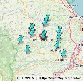 Mappa Via degli Uliveti, 65014 Loreto Aprutino PE, Italia (5.42125)