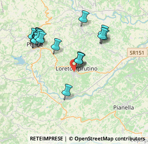 Mappa Contrada Fiorano, 65014 Loreto Aprutino PE, Italia (4.03333)