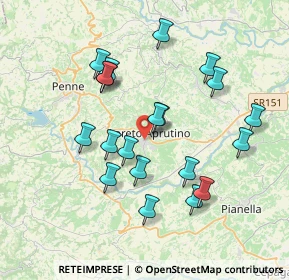 Mappa Contrada Fiorano, 65014 Loreto Aprutino PE, Italia (3.748)